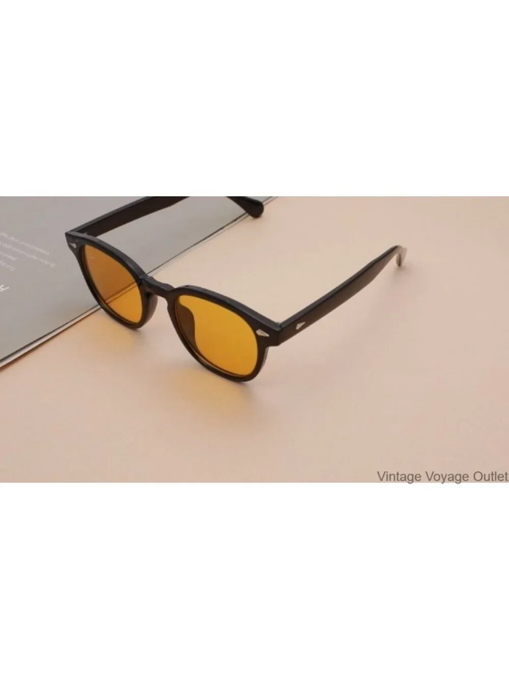 Vintage Round Sunglasses Unisex UV400 Metal Frame Retro Shades